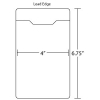 Infrared Scannable 4” x 6-3/4” Label With Document Tab